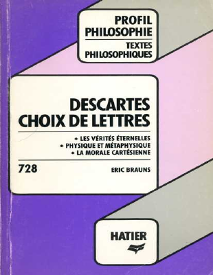 Couverture de Descartes - Choix de lettres